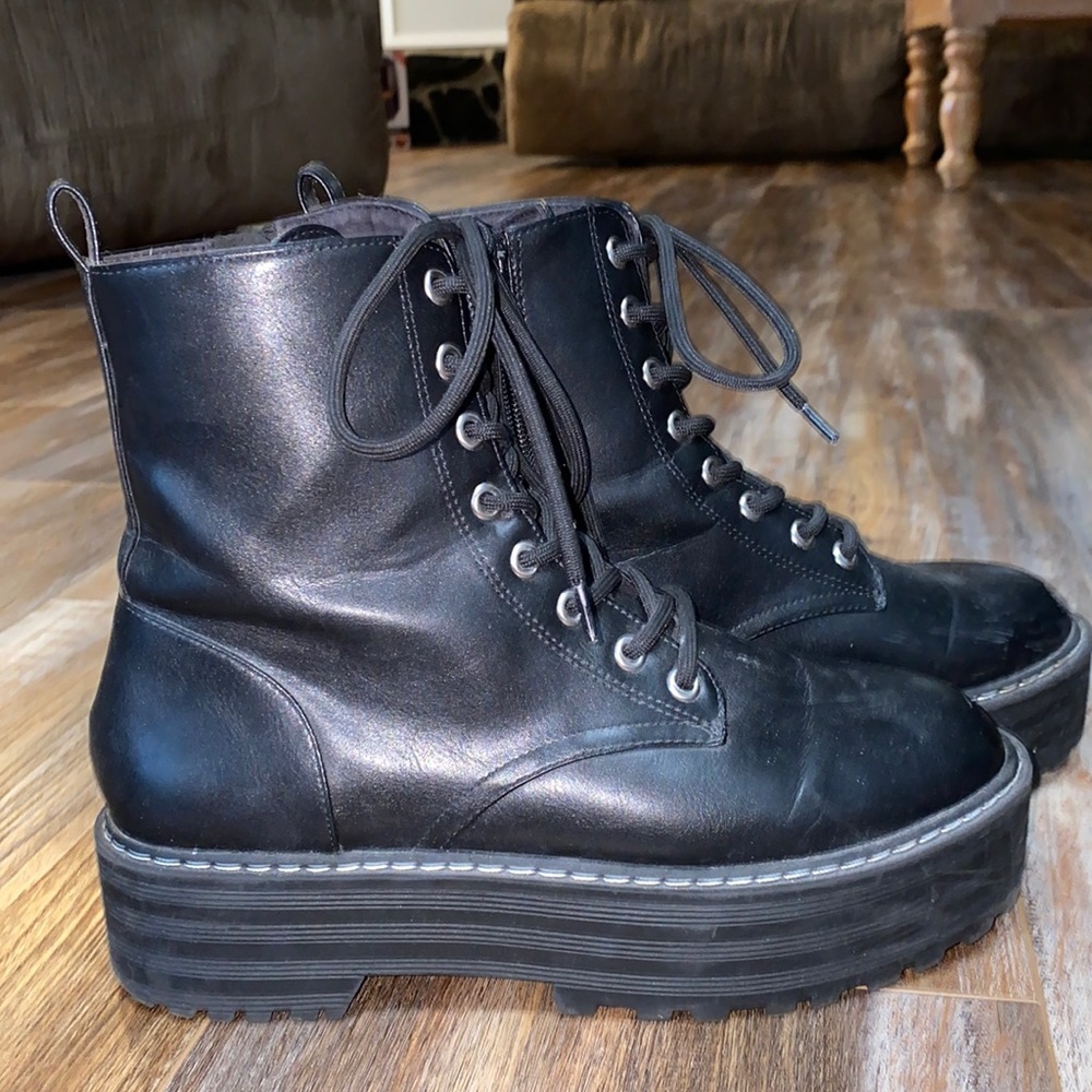 Black Platform Boots